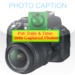 Photo Caption for Photo Library/Camera Shoots